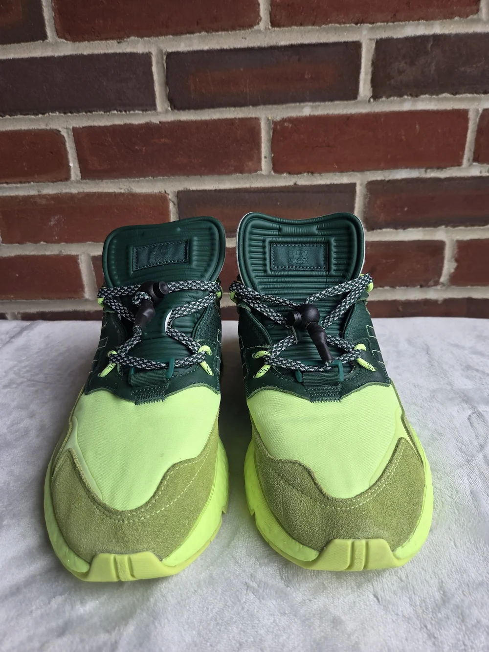 Adidas x IVY PARK Nite Jogger Green Volt Boost Sneakers Men's 8.5 US